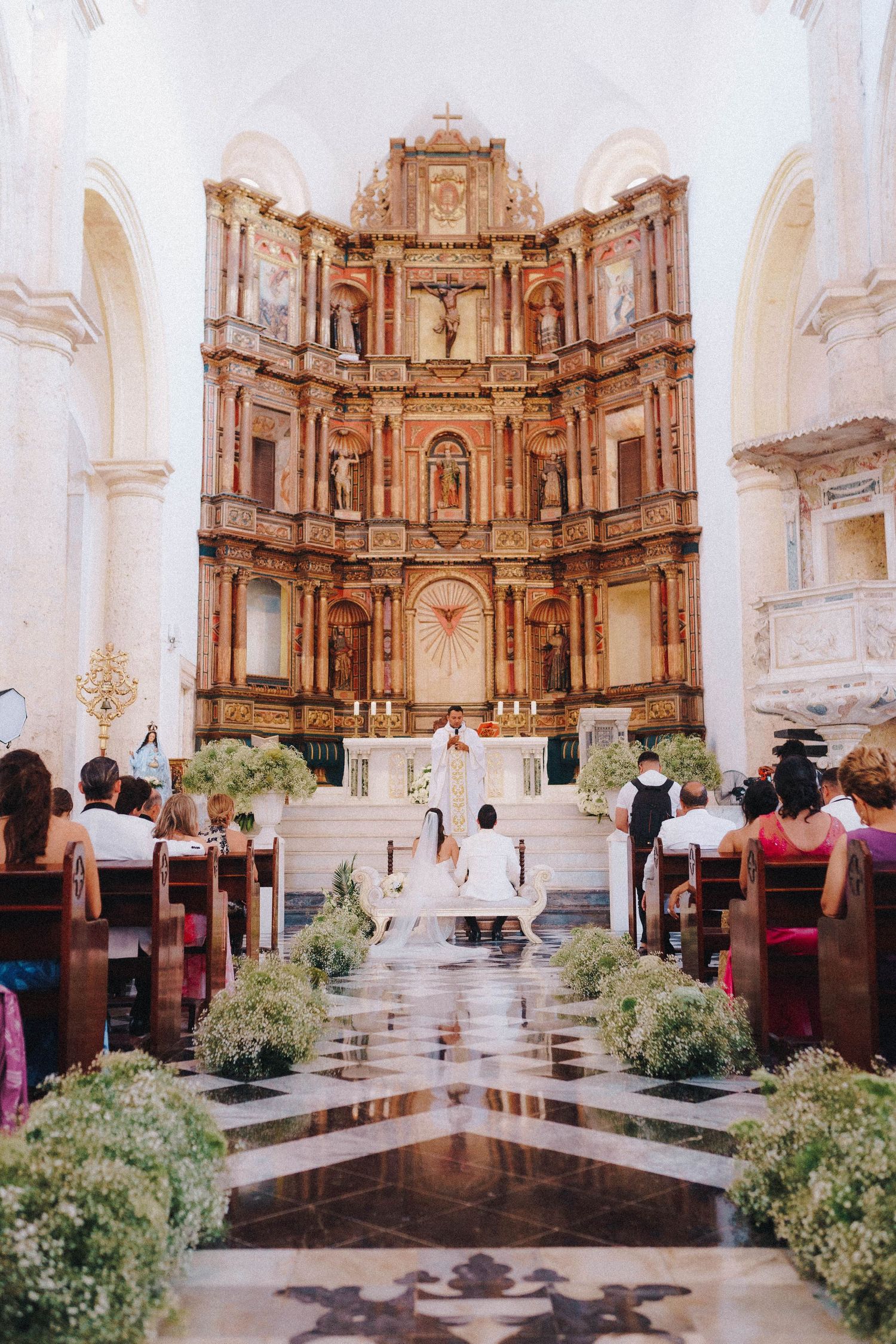 Wedding reception in Cartagena de Indias Colombia destination wedding