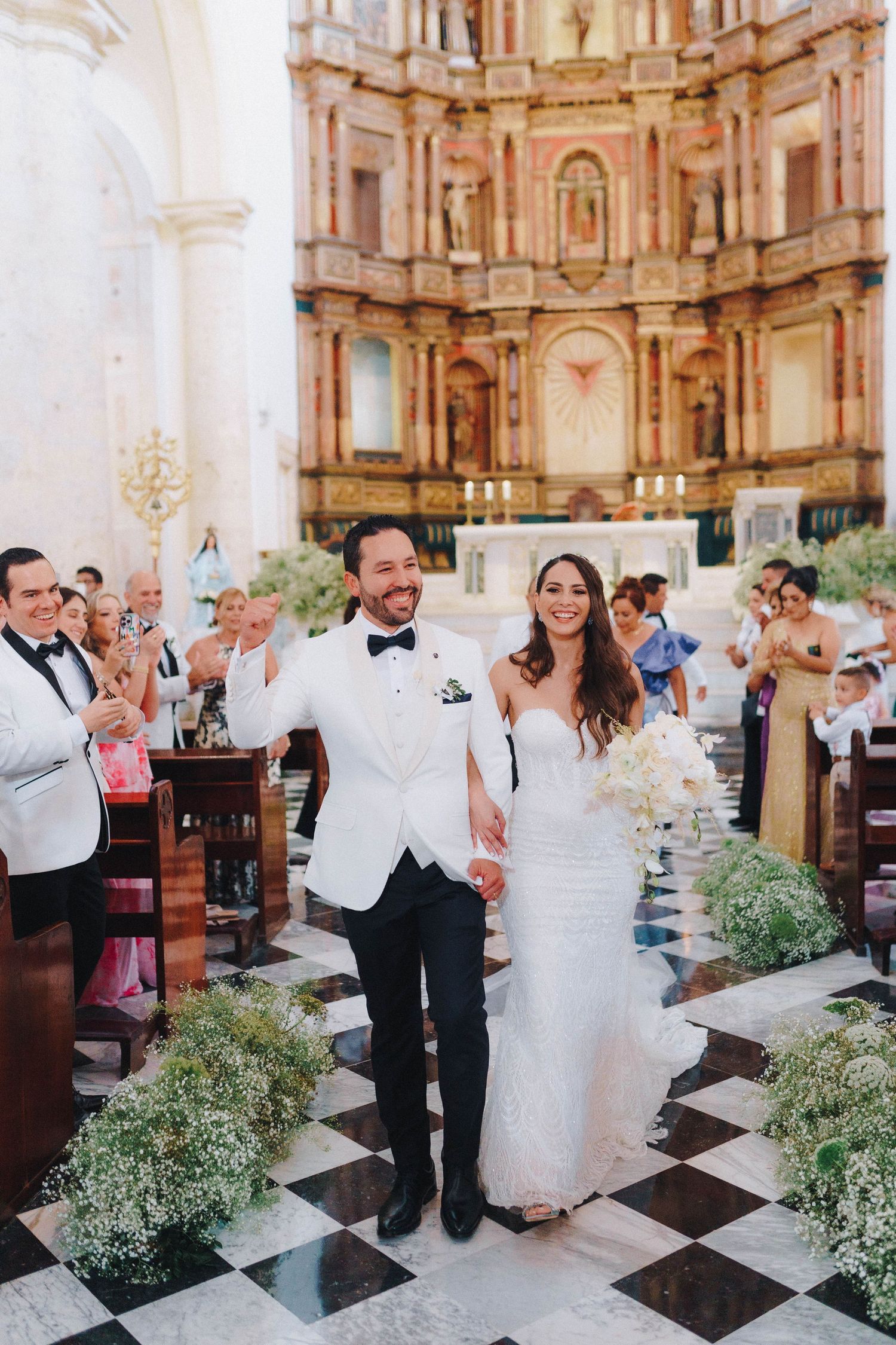 Wedding ceremony in Cartagena Colombia destination wedding