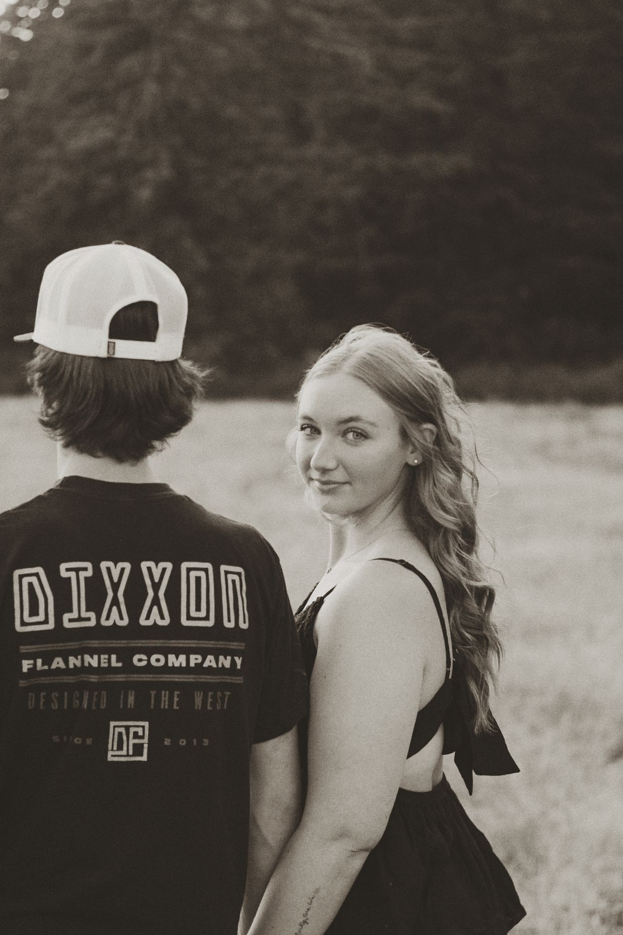 Casual outdoor photo featuring someone in a Dixxon Flannel Company shirt.