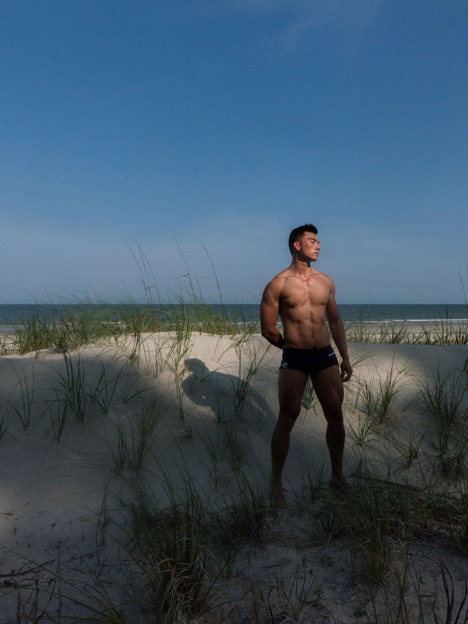 The beach