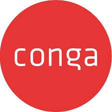 Red circular logo designs arranged in a horizontal row against a white background.