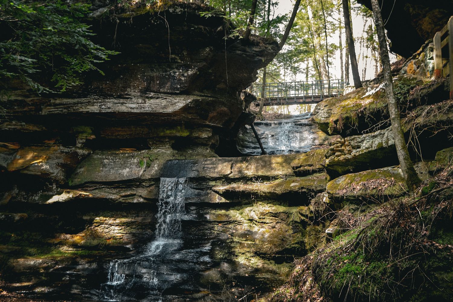 Hocking hills waterfall