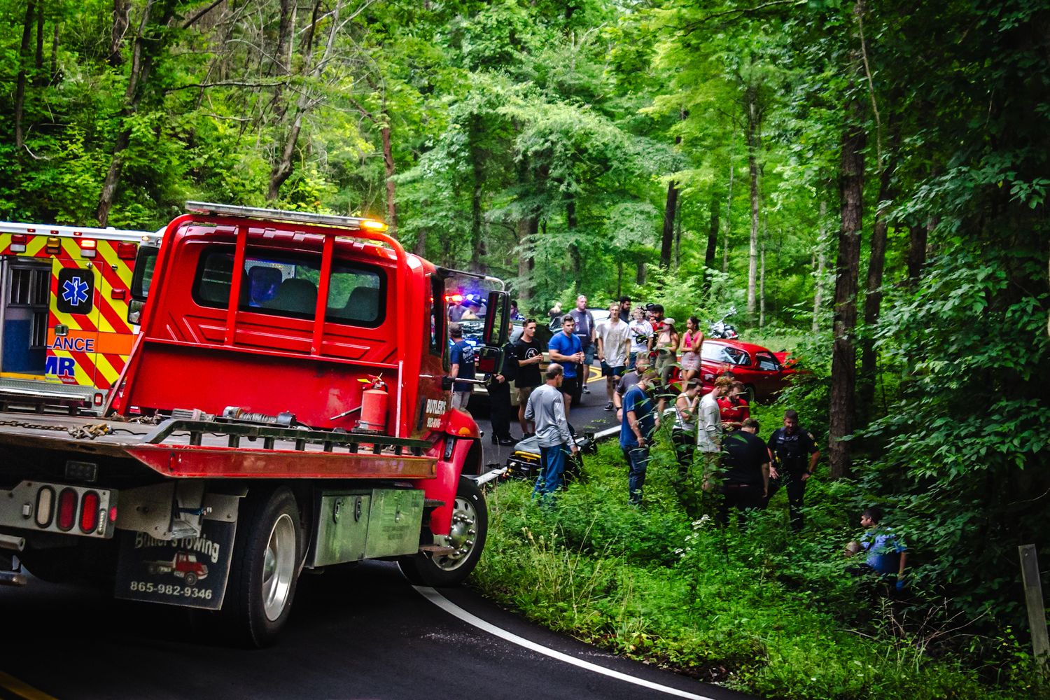 Tail of the dragon wreck