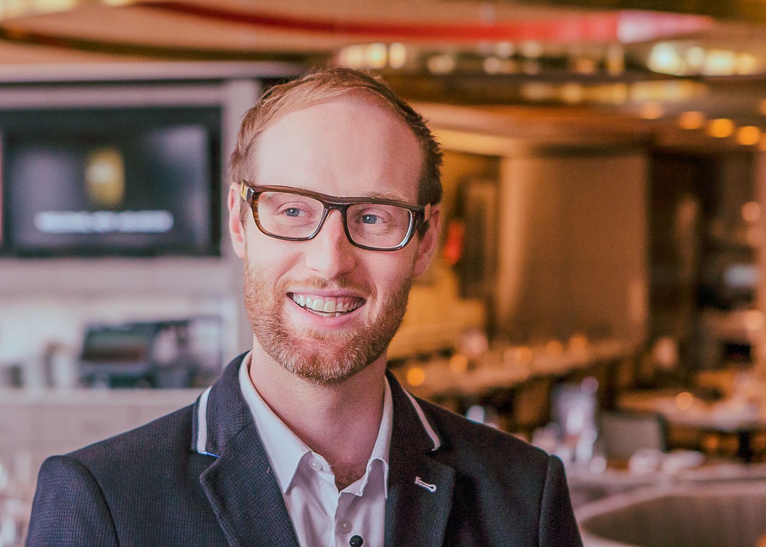 Portrait d’entreprise de Marc-André dans un environnement professionnel, réalisé par le photographe Mathieu Breton.