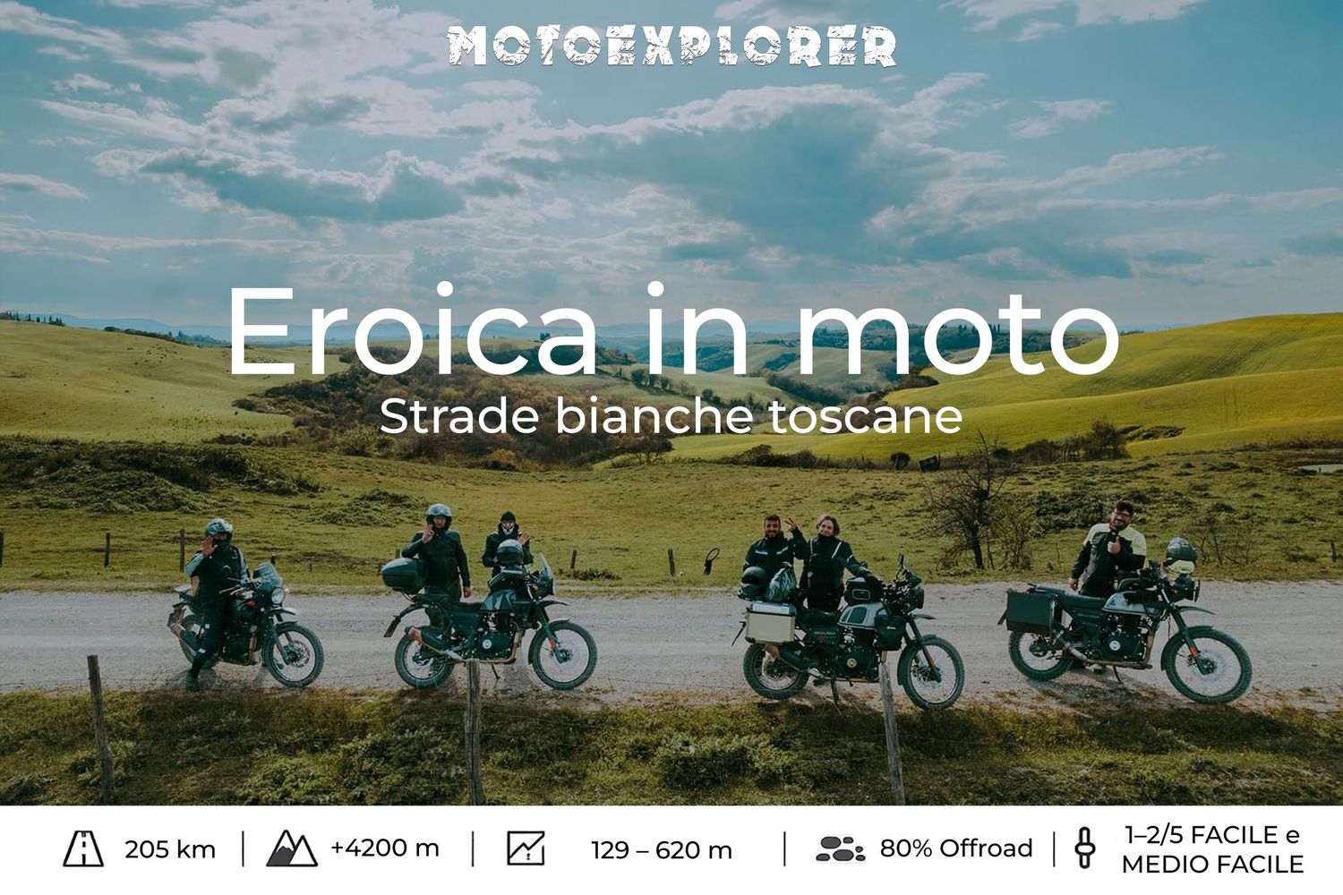 Percorso offroad moto Eroica in moto con traccia GPX scaricabile