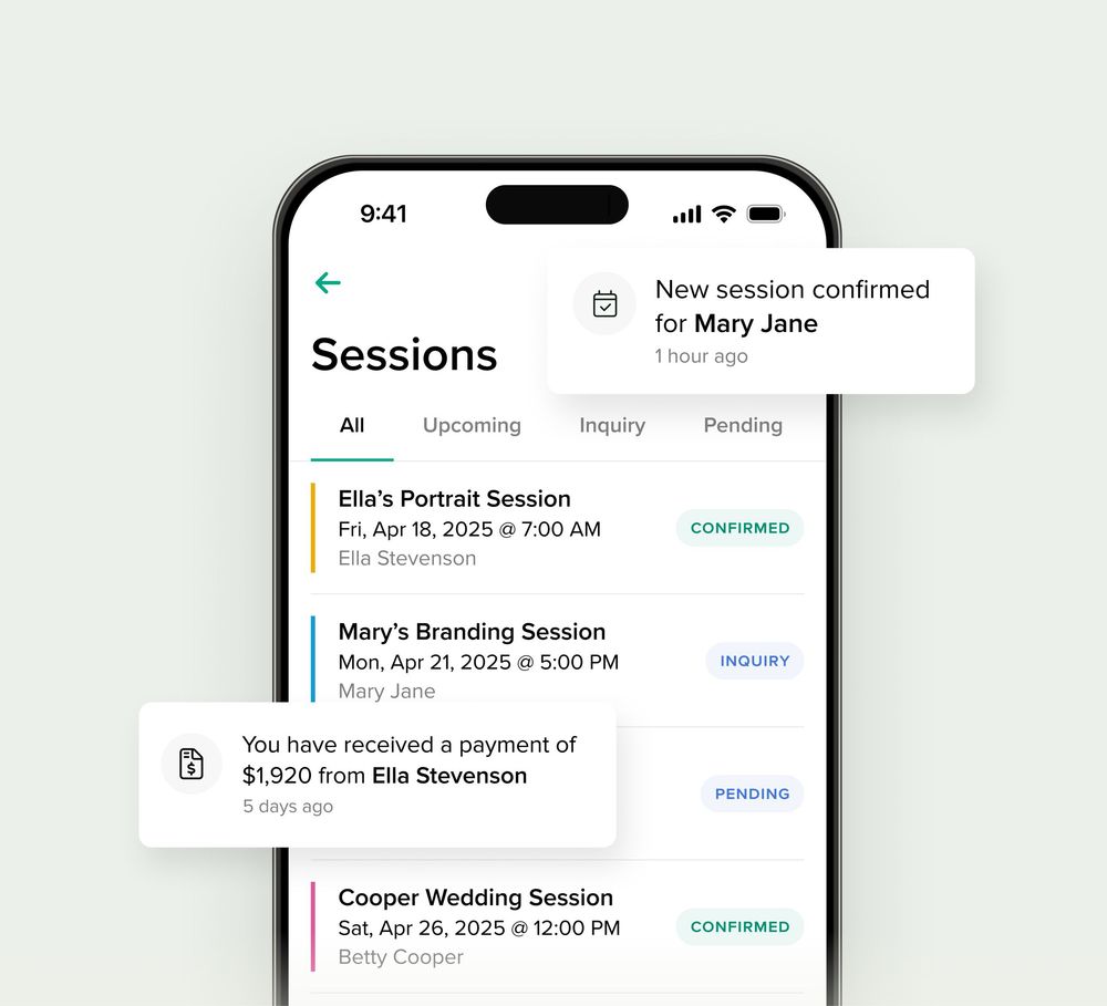 Studio Manager Mobile App