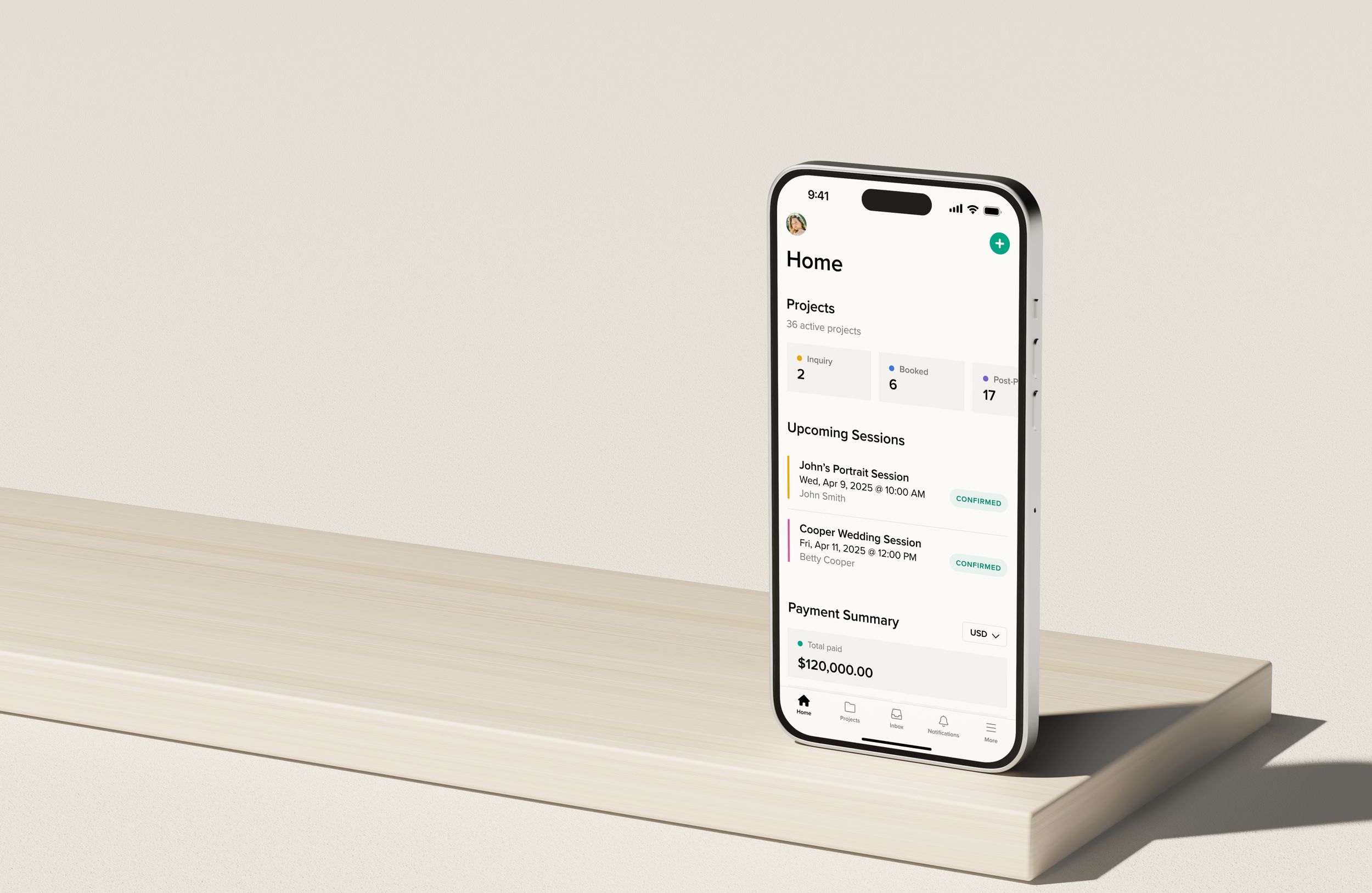 Studio Maner Studio Manager Mobile App
