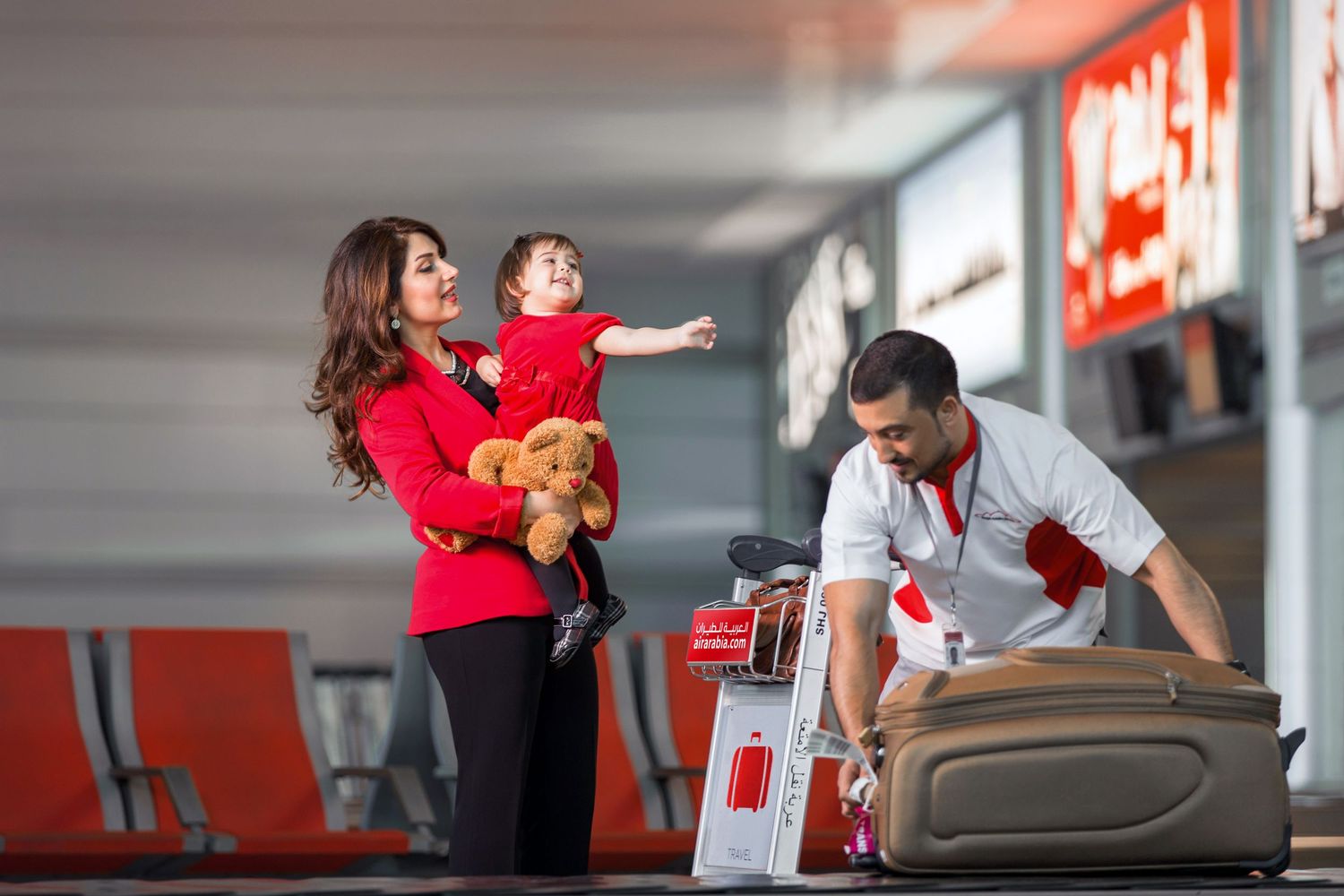 Business class service photography for use in creative content across marketing channels.