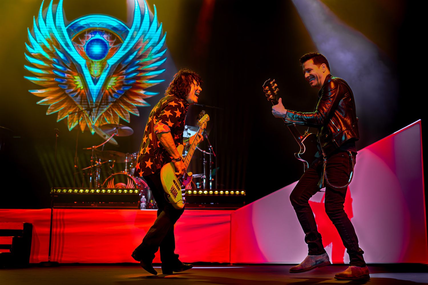 Voyage, the National Journey Tribute Band, performing live on stage at Wind Creek Event Center in Bethlehem, PA.