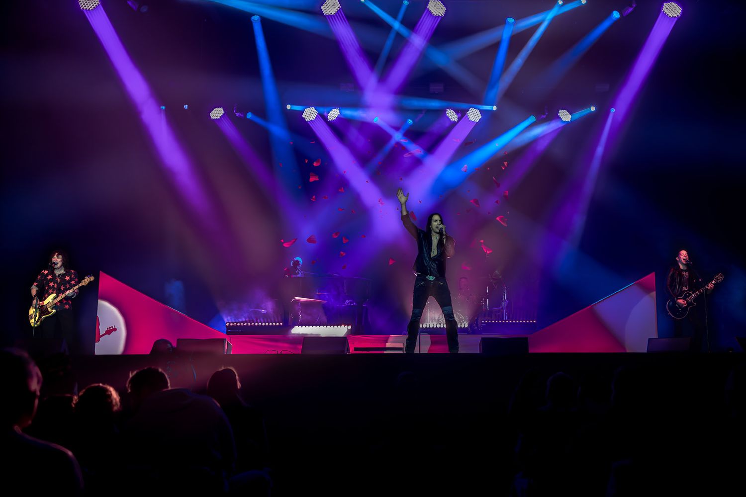 Voyage performing live on stage at Wind Creek Event Center in Bethlehem, PA.