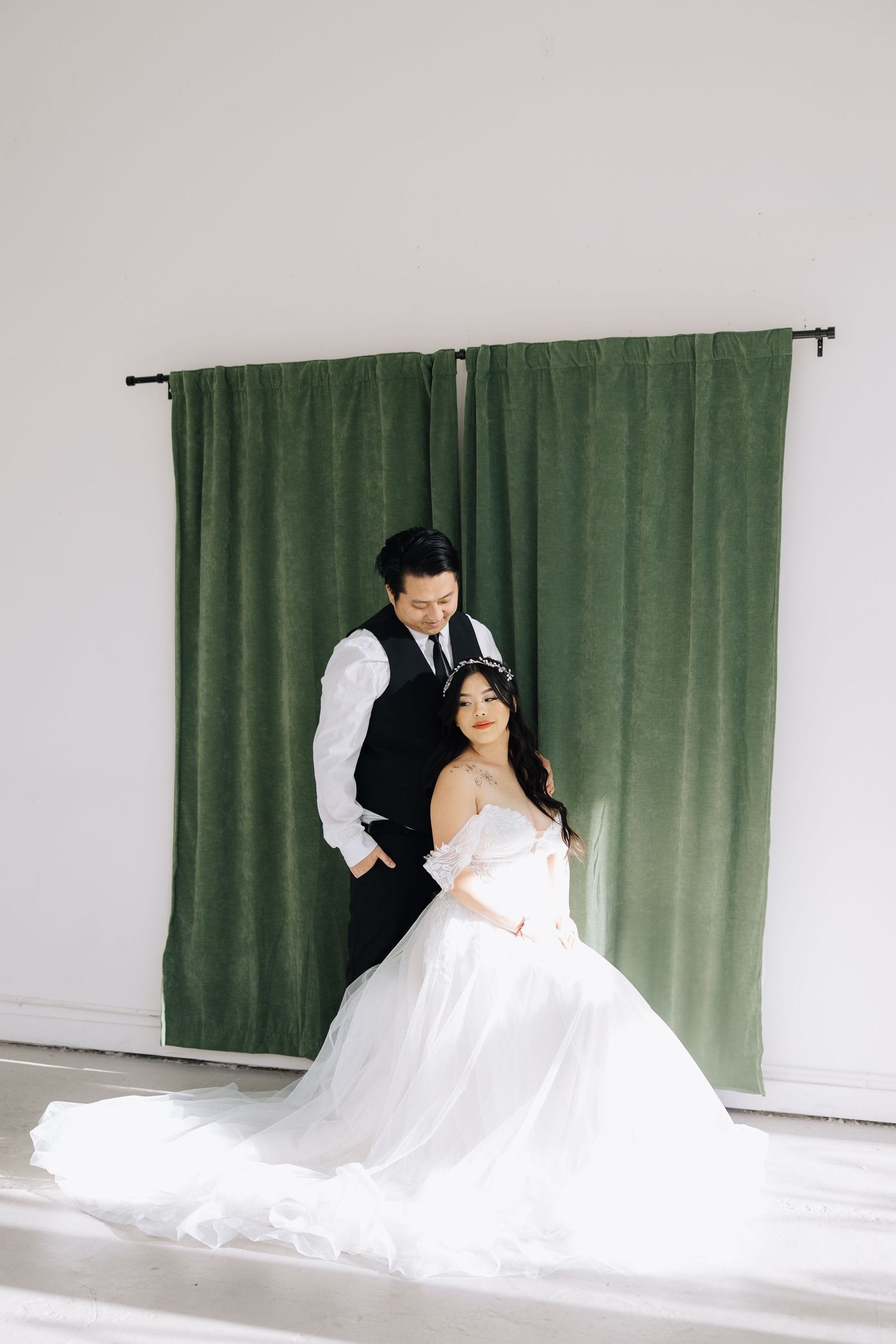 Seattle studio wedding