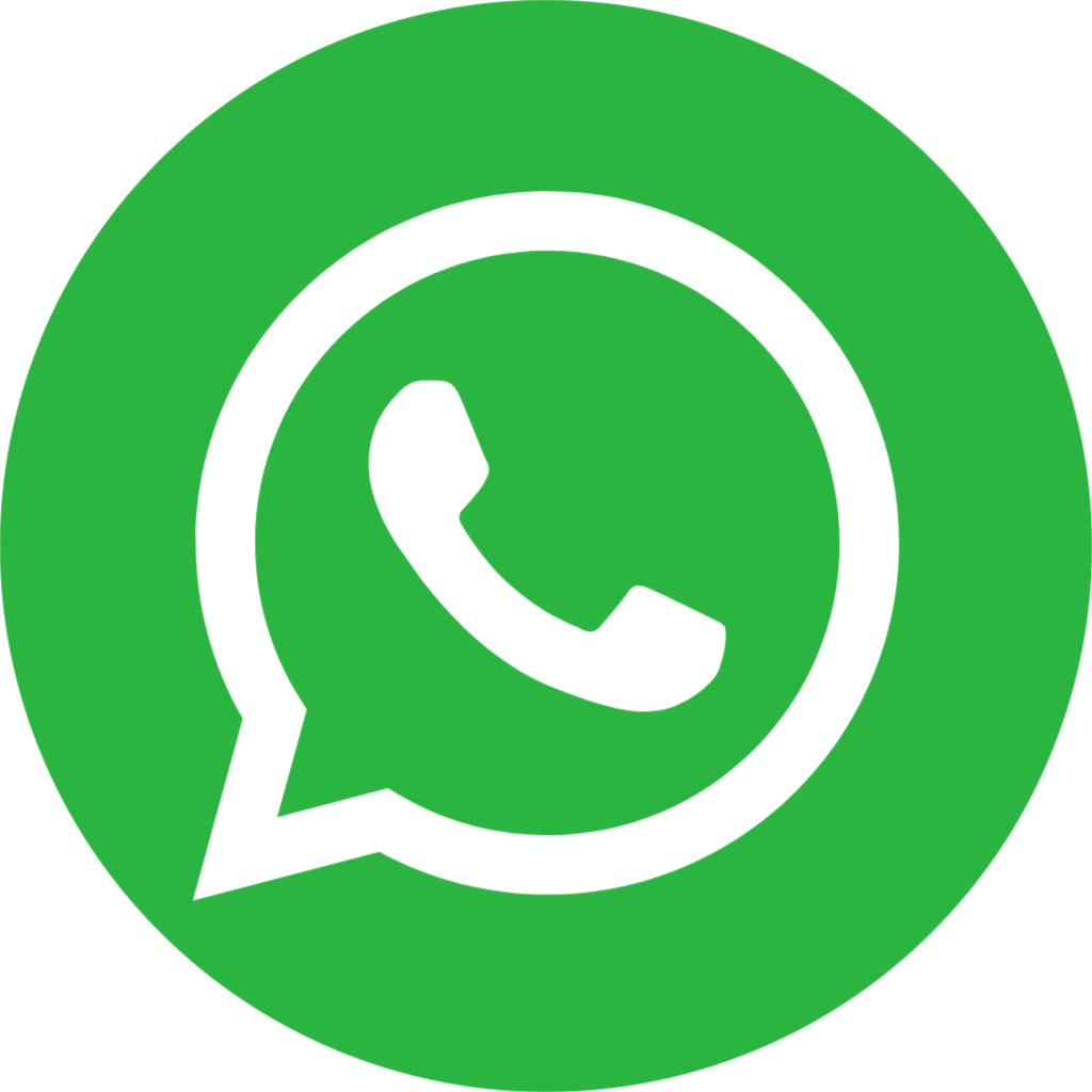 WhatsApp icon — click through to message us directly for bookings, enquiries or any questions you may have.