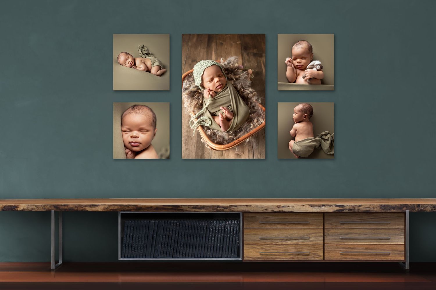 A gorgeous cake smash album capturing every messy, joyful moment of baby girl's first birthday celebration beautifully.