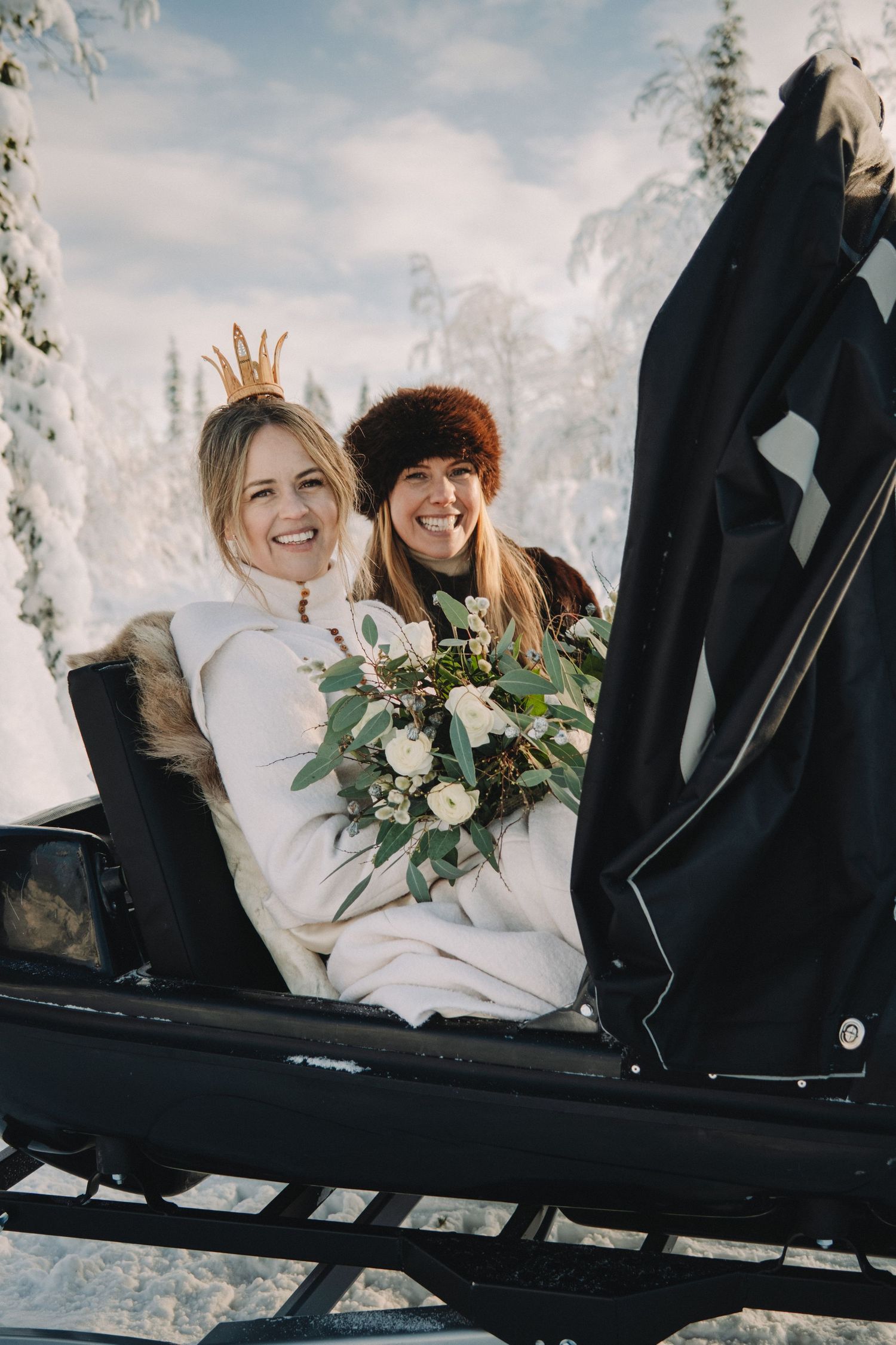 Vinterbröllop i Jämtland – Storåbränna & Big River Camp | Bröllopsfotograf Åre