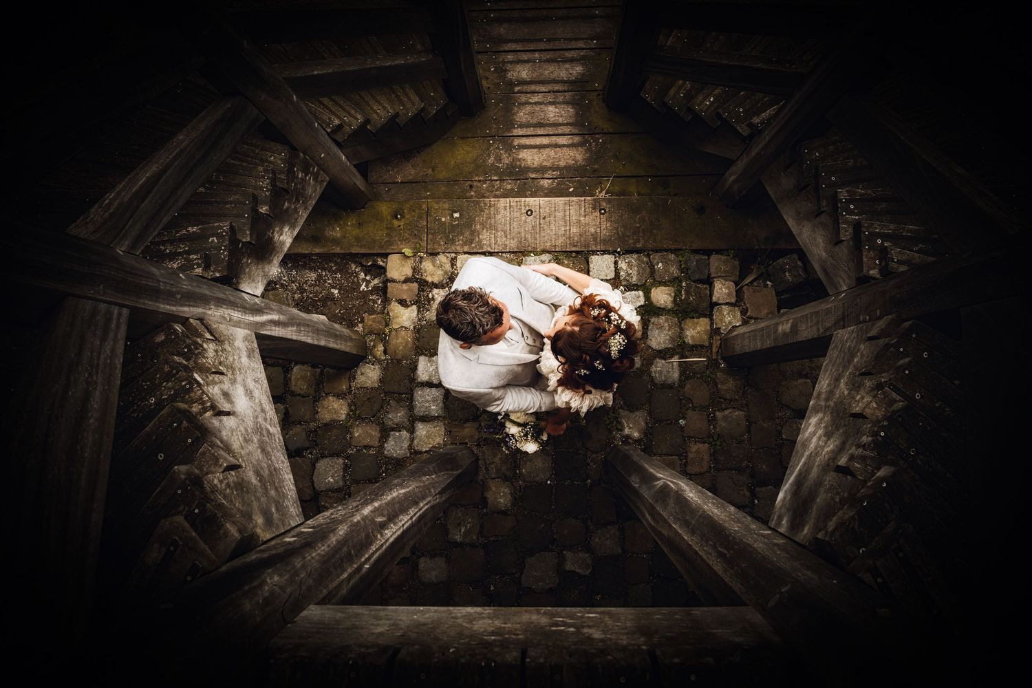 Dark and atmospheric tunnel views with dramatic lighting and architectural details creating a moody underground atmosphere.