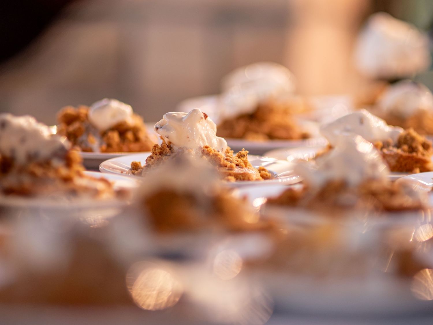 Desserts being prepared for the supper club by Southern Jewel Hospitality  at Lazy Stud Ranch in Lyons, CO.