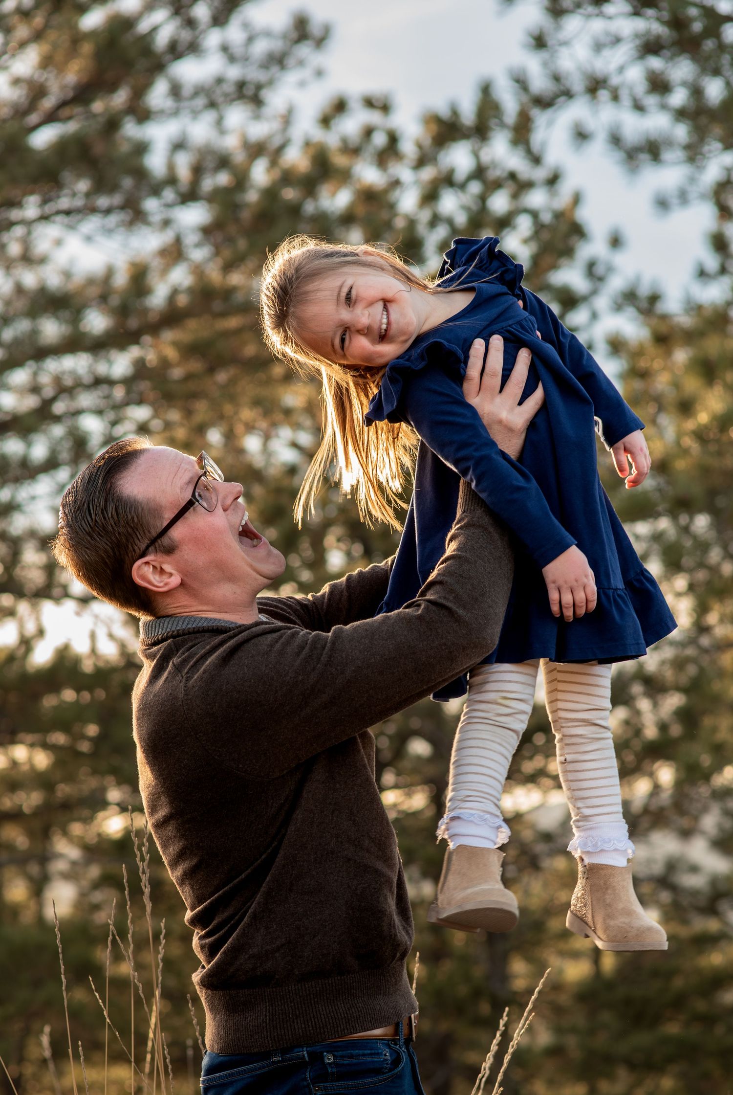 Dad and Daughter at Ute Valley, Colorado Springs