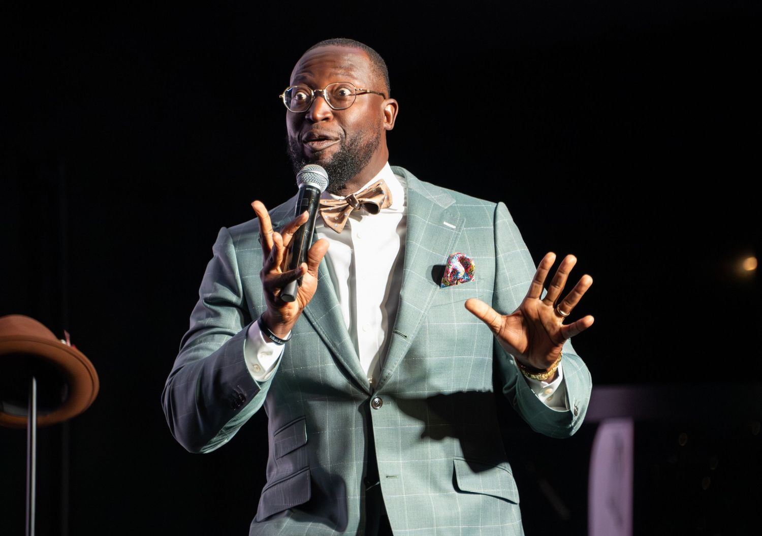 Mike Goodwin (Bowtie) Comedy Preforming