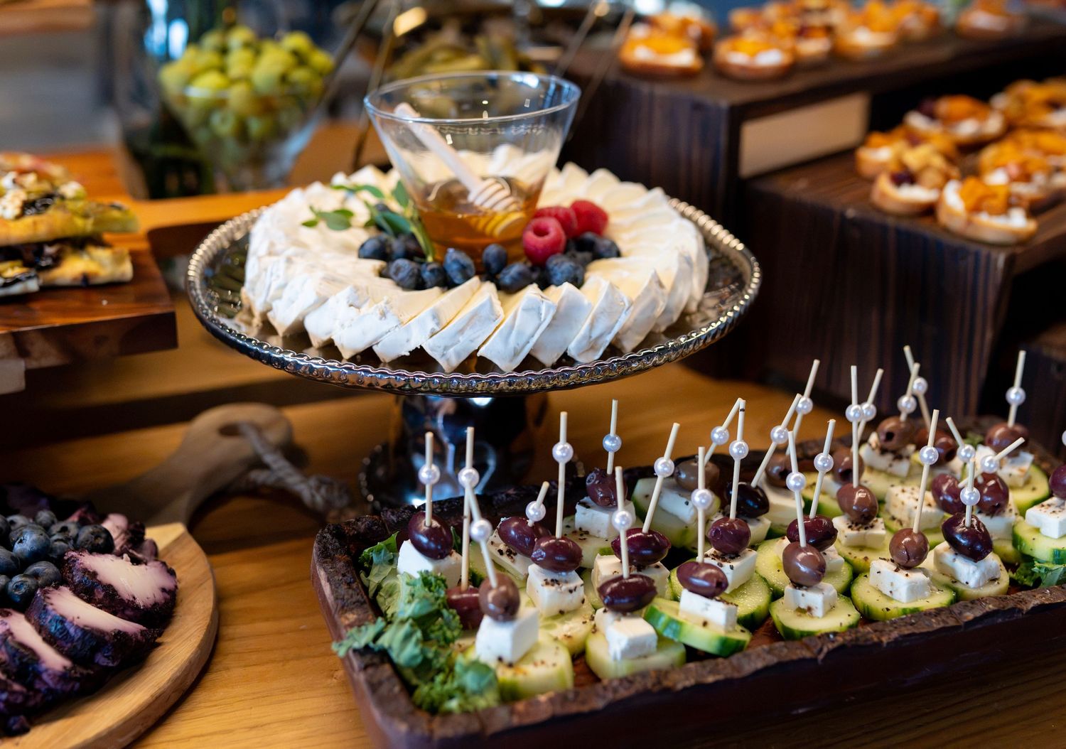 food at a corporate event in Denver, CO. Photo by Elijah Grace Photo.