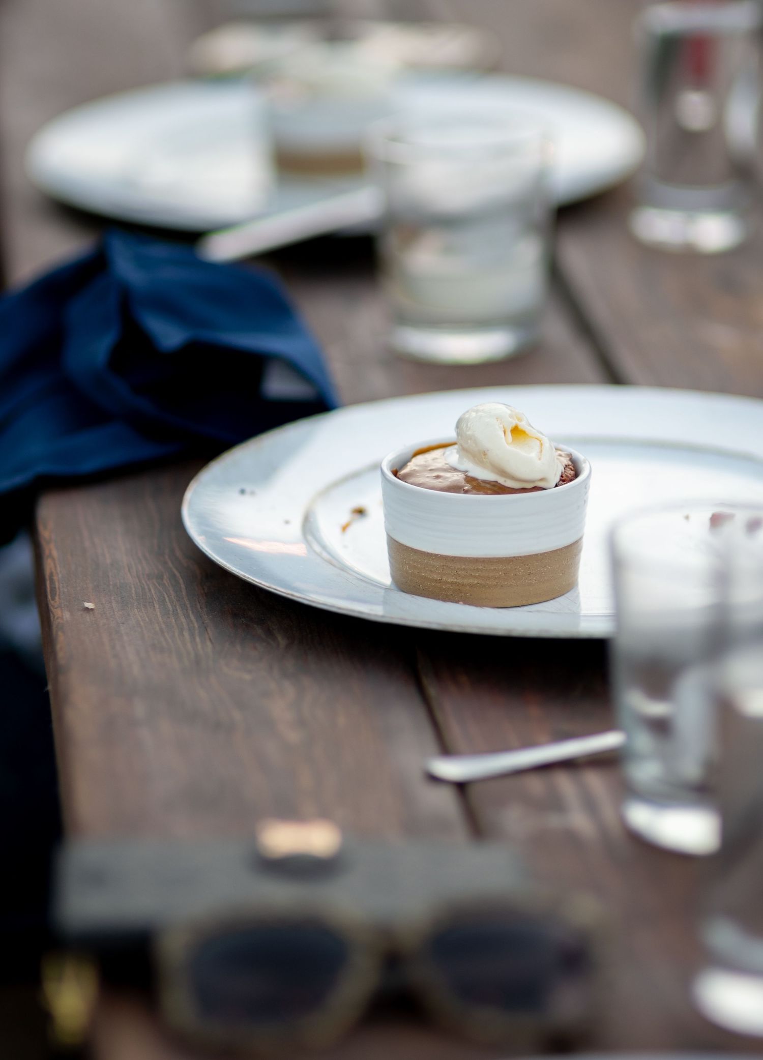 Dessert on a plate. Photo by Elijah Grace Photo.