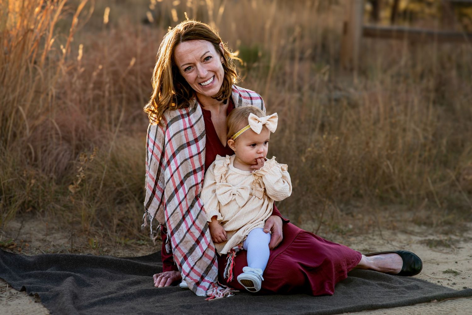 Woman and baby at Ute Valley Park