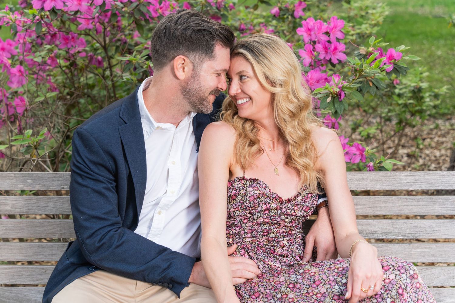 Romantic couples photography photo session Forsyth Park Savannah Georgia