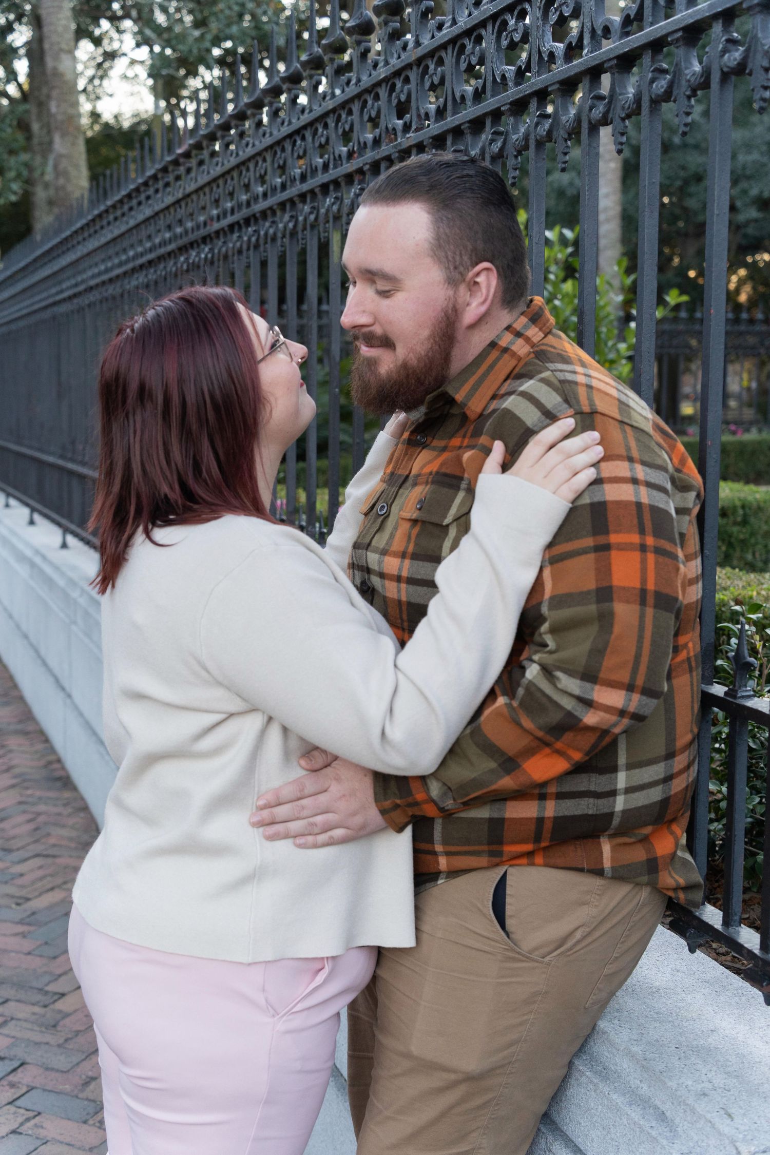 Romantic couples photography photo session Armstrong Kessler Mansion Savannah Georgia
