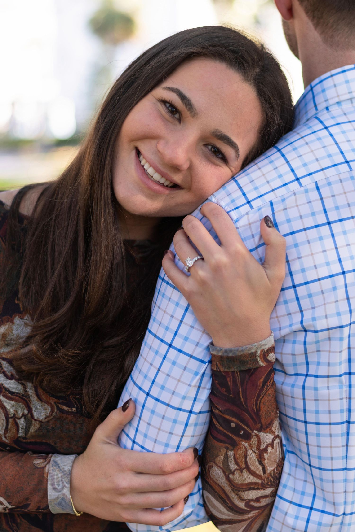 Romantic couples photography photo session Lafayette Square, Savannah Georgia
