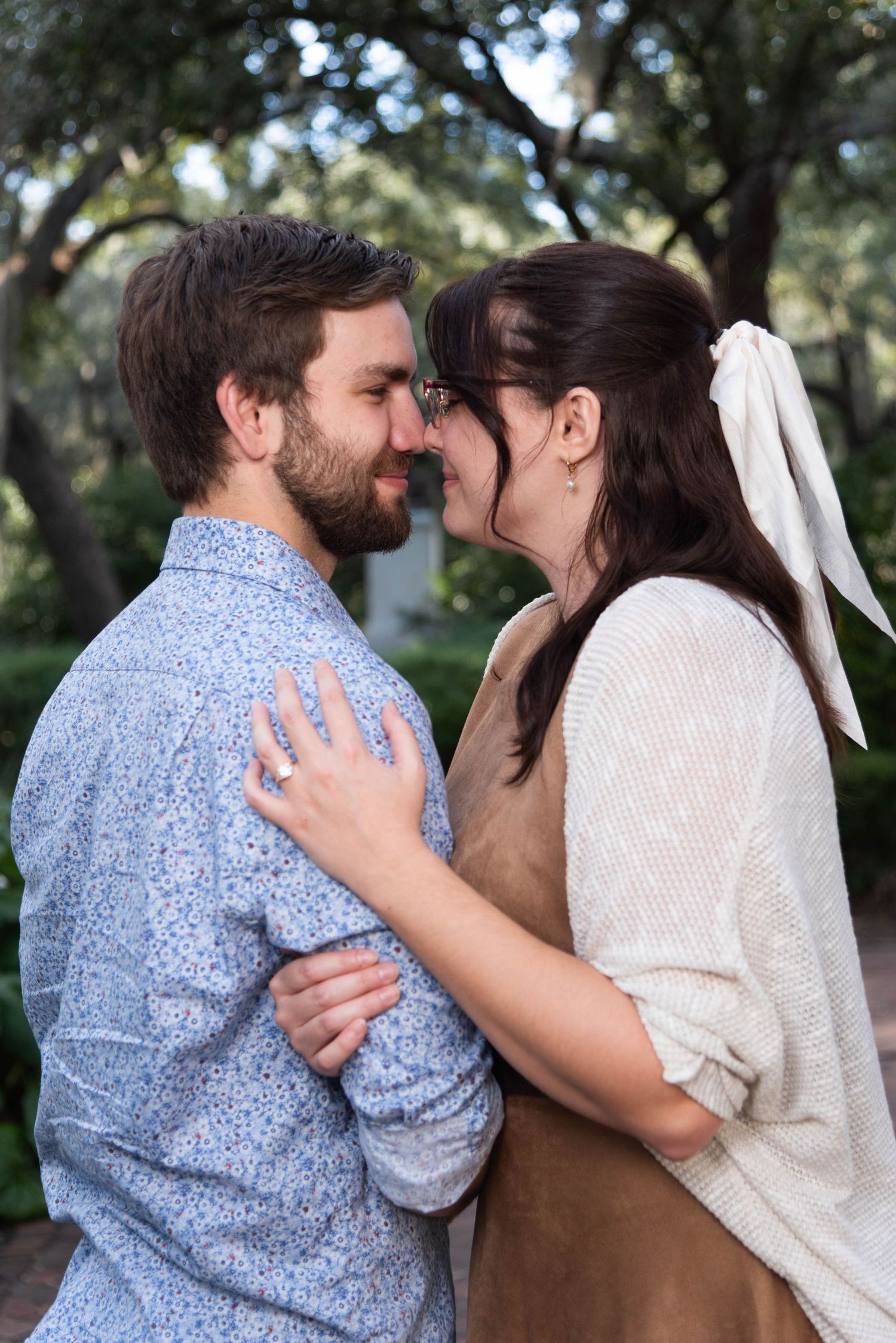Romantic couples photography photo session Savannah Georgia