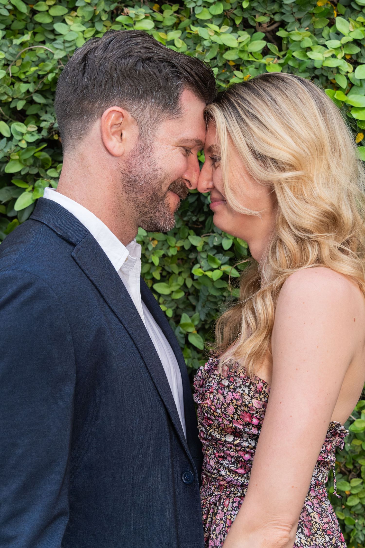Romantic couples photography photo session Monterey Square Savannah Georgia