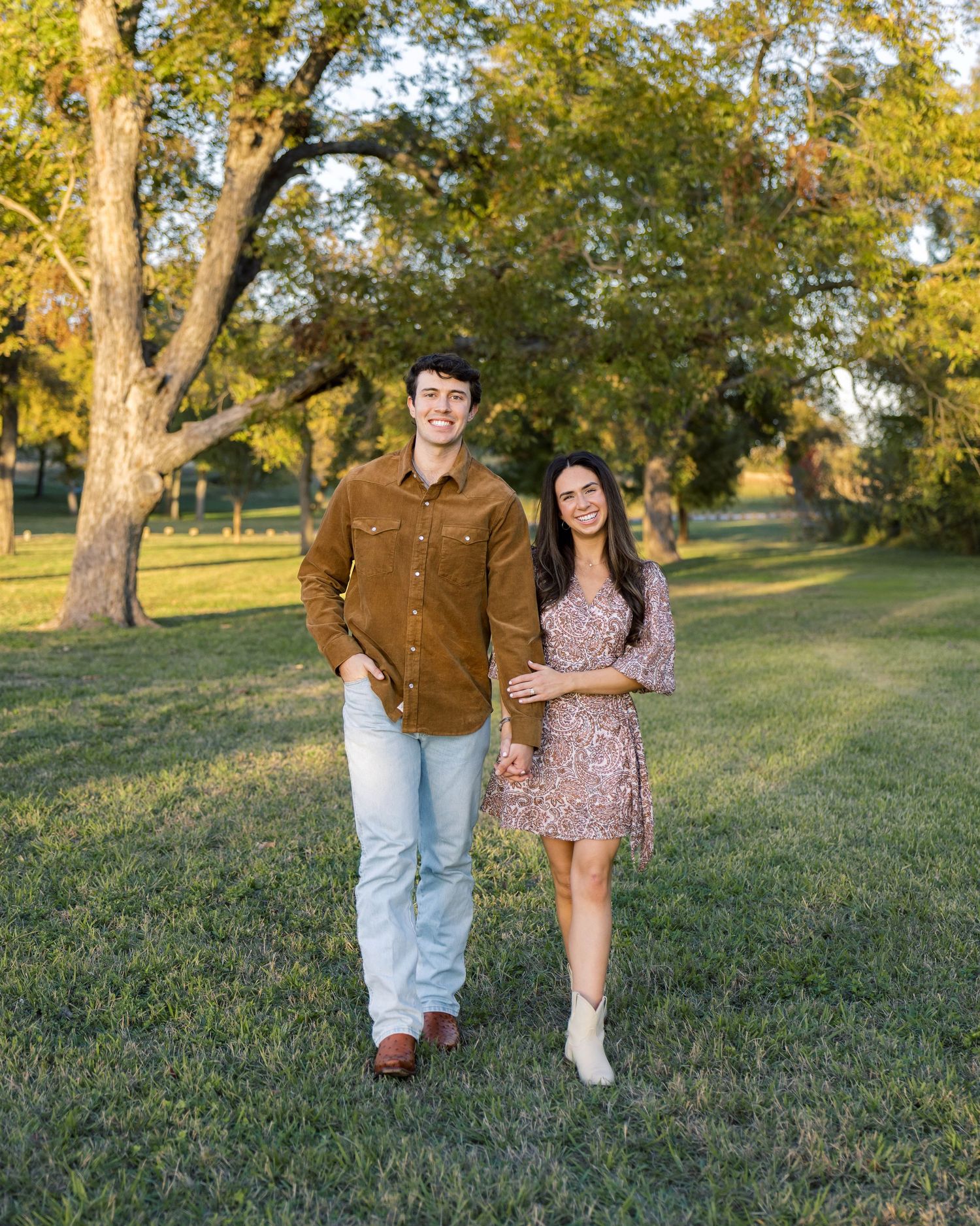 Engagement Session in Dallas, Texas, at White Rock Lake
