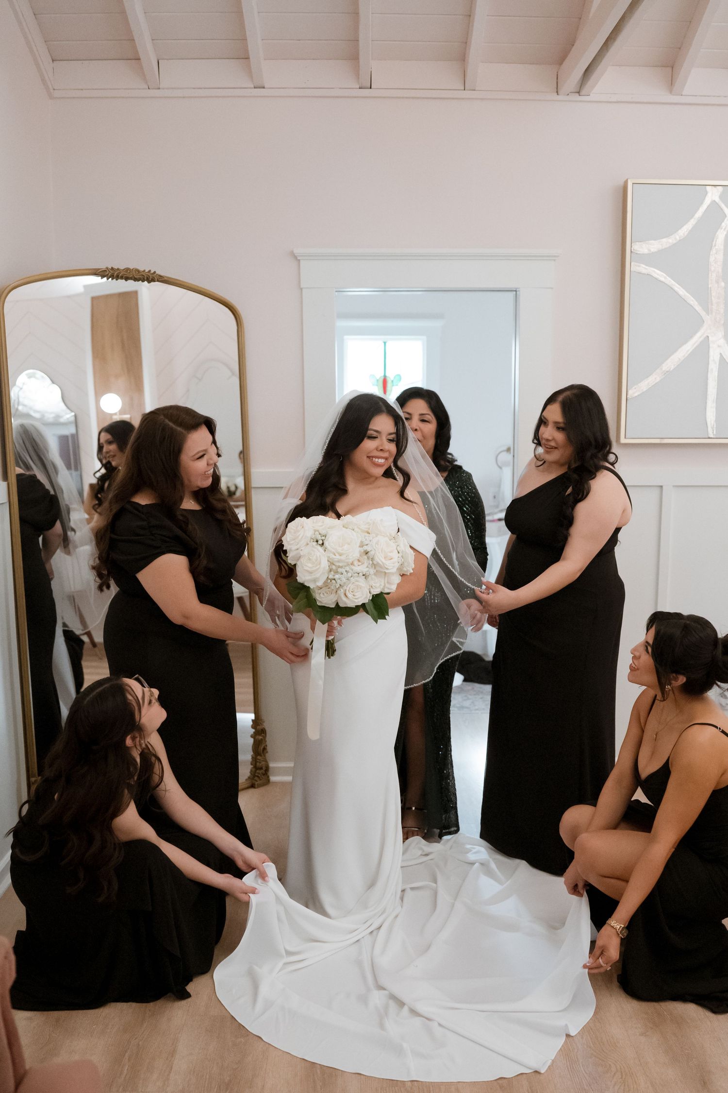 The Chapel at Gruene Wedding Venue New Braunfels bridal portraits