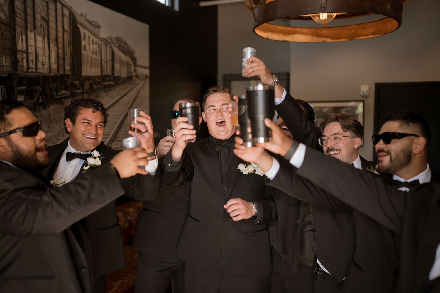Toast to the groom at park 31