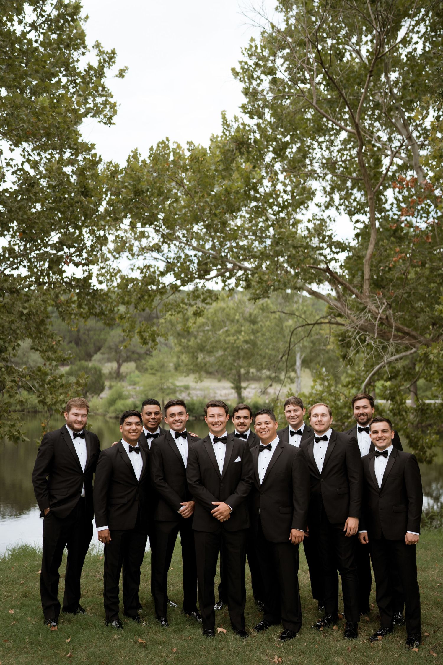 the preserve at canyon lake groomsmen by lake