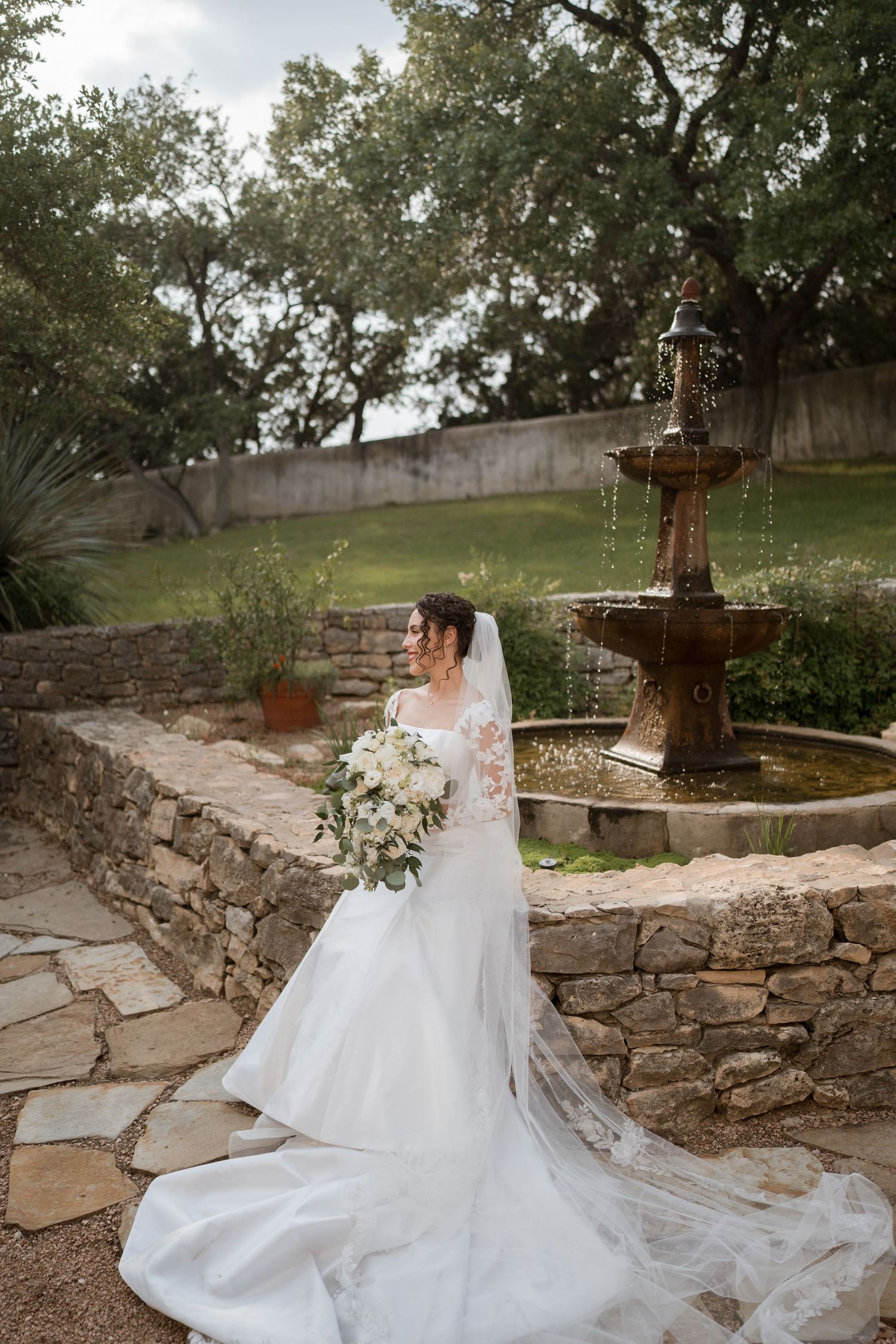 lost mission wedding venue bridal portraits