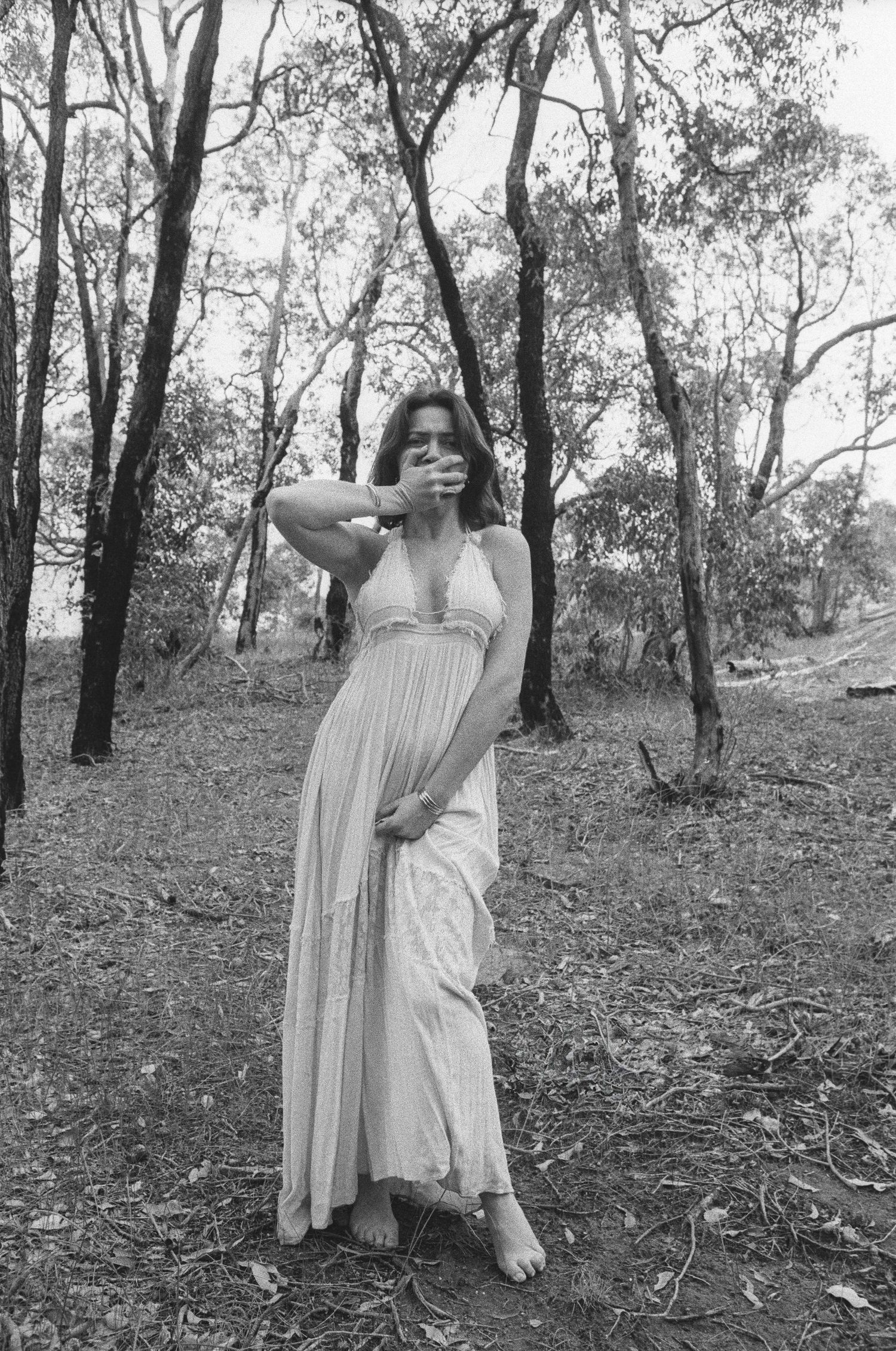 Intimate  portrait of Dr. Jae West, embodying safe, soft, and transformative energy. Bells Rapids, Perth.