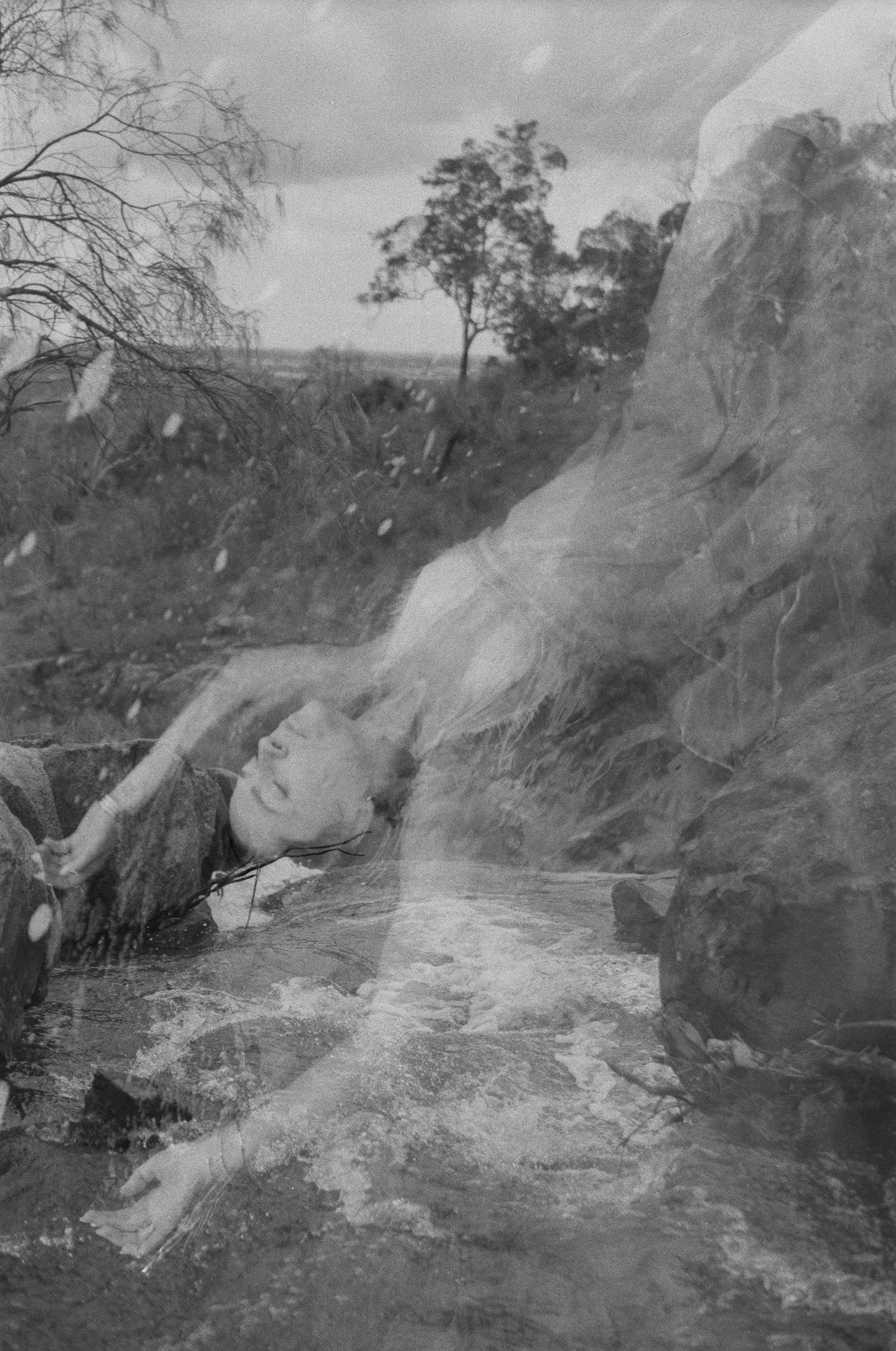 Intimate and creative portrait of Dr. Jae West, embodying safe, soft, and transformative energy. Bells Rapids, Perth.