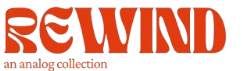 rewind, an analog collection logo