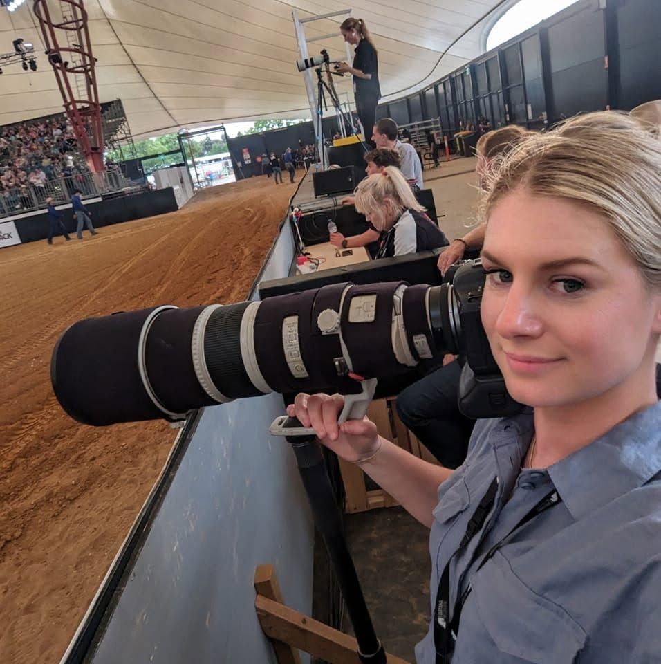 Mel photographer at equisoul photography selfie at equitana