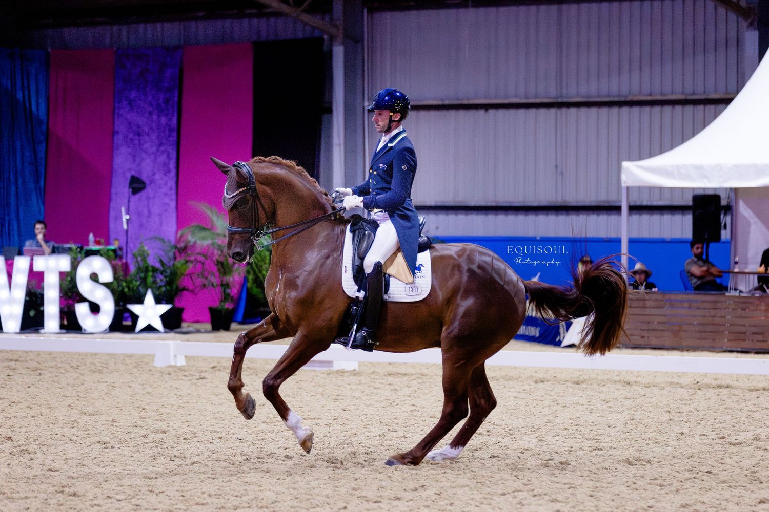 dressage with the stars canter pirouette werribee park
