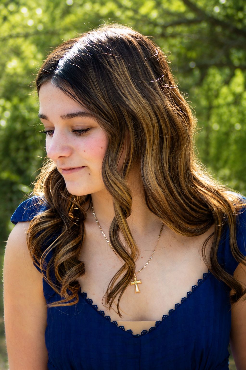 Outdoor Natural light Senior photography session