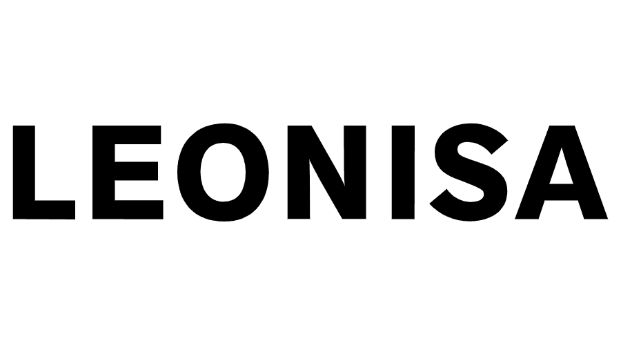 Bold black LEONISA text logo design on white background.