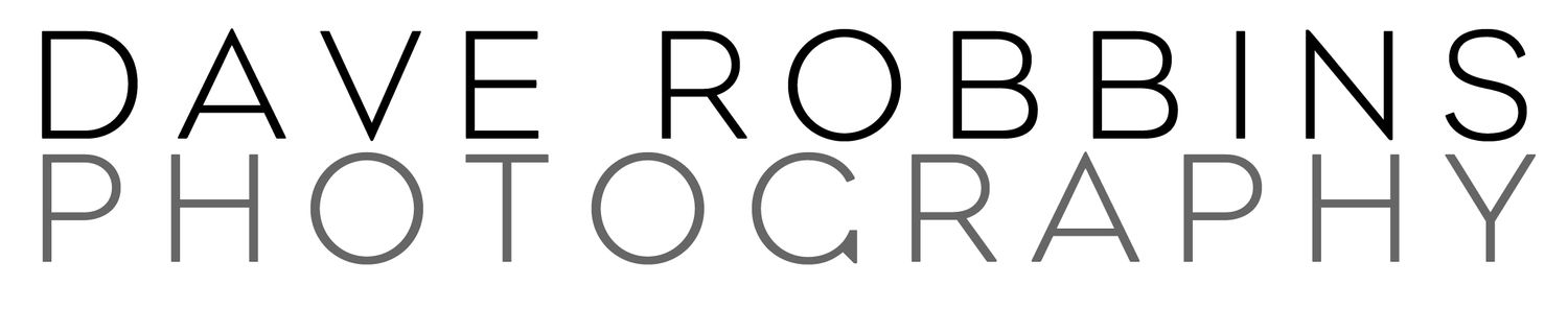 Dave Robbins Photography logo in simple black text on white background.