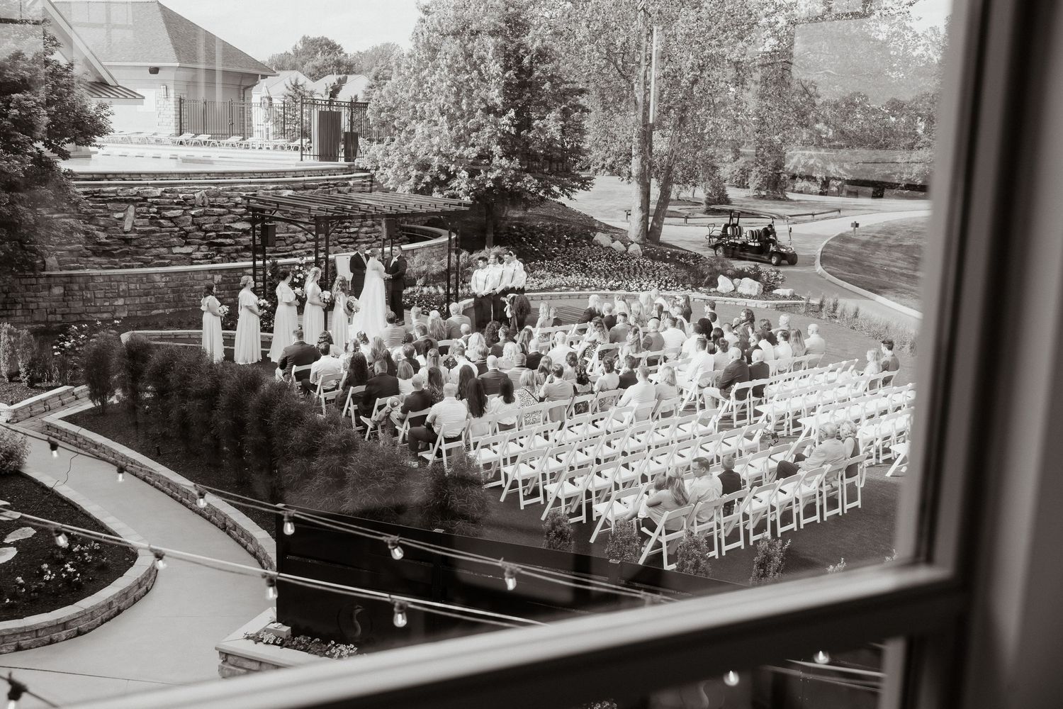 Documentary-style wedding photography capturing outdoor ceremonies with timeless detail, candid moments, & a full view of your celebration.
