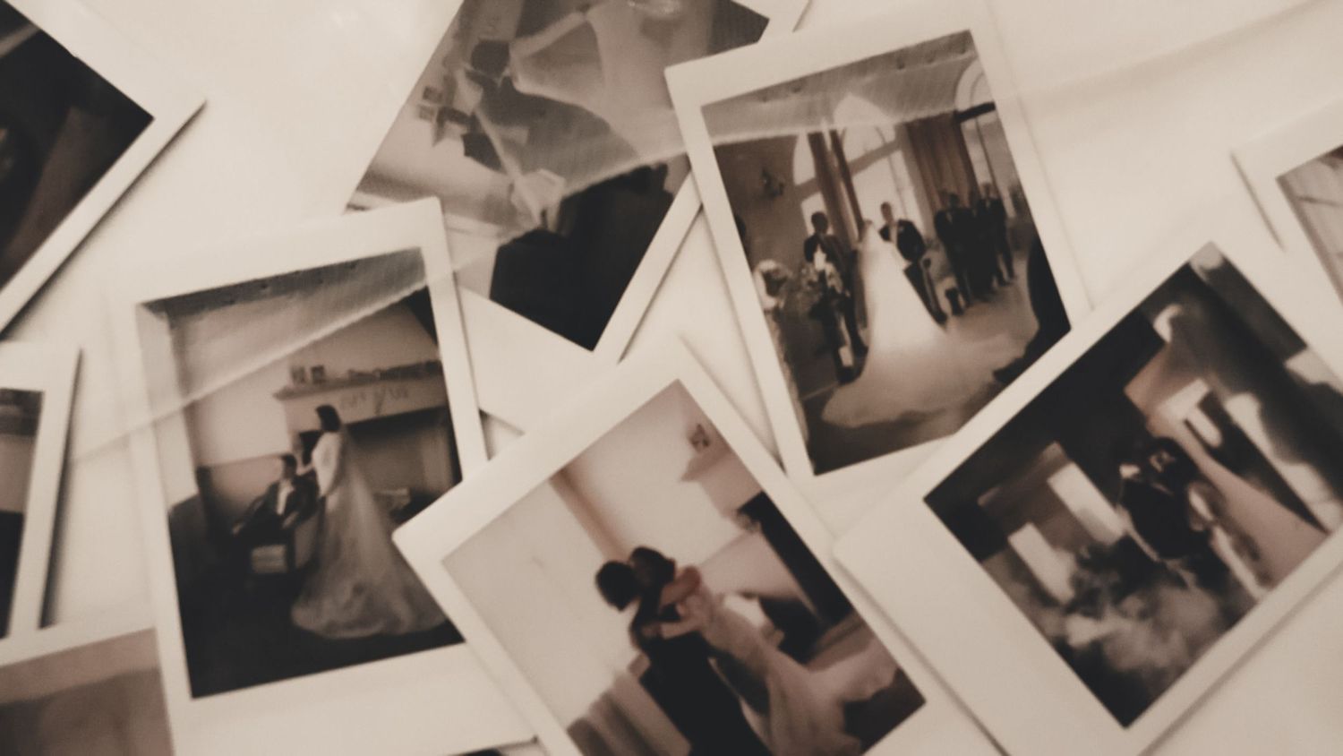 Film-style wedding Polaroids that capture candid moments, authentic emotion, and timeless details — the perfect documentary-style photos.