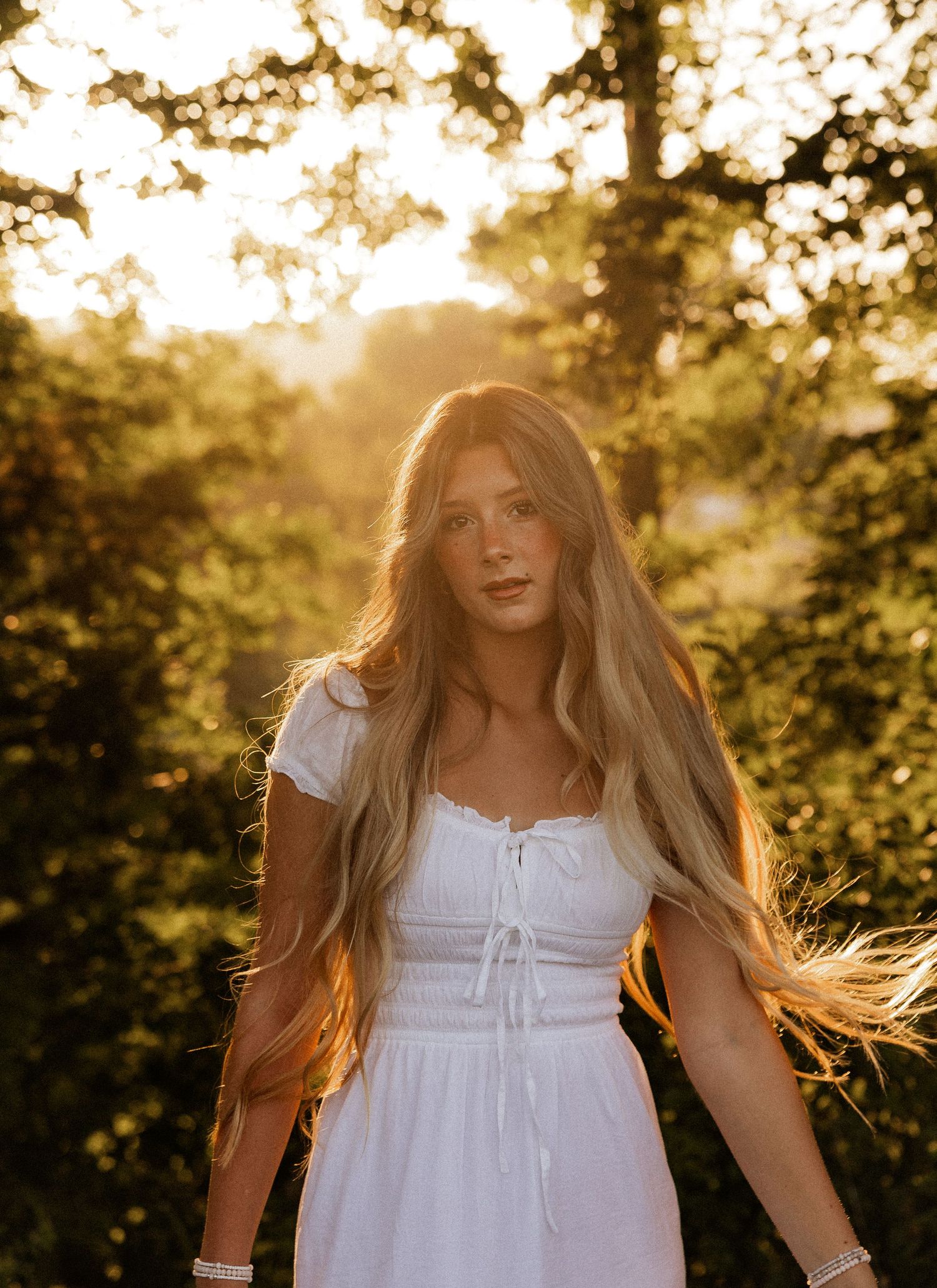 Backlit outdoor portrait in Middle Tennessee