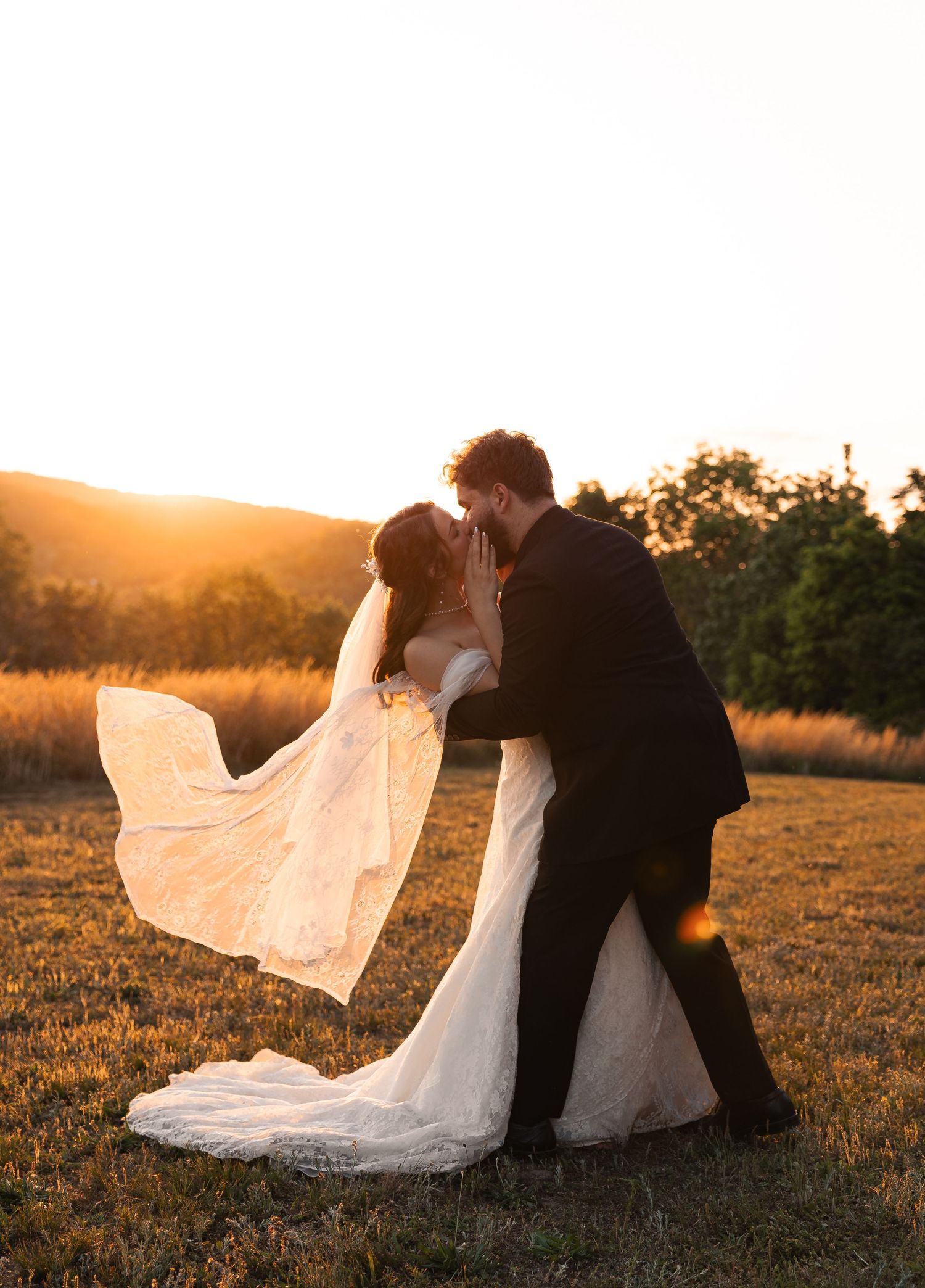 Romantic Wedding Sunset Photography in Middle Tennessee