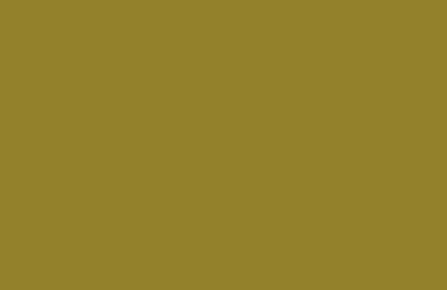 A solid olive green or mustard colored background fills the entire frame.