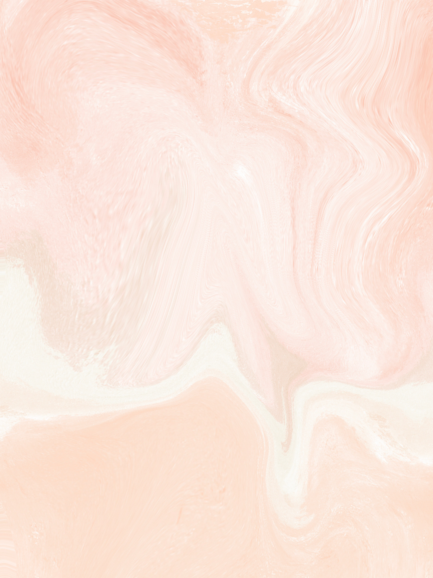 Abstract pink and peach colored swirls create a soft, ethereal background pattern with gentle flowing curves.