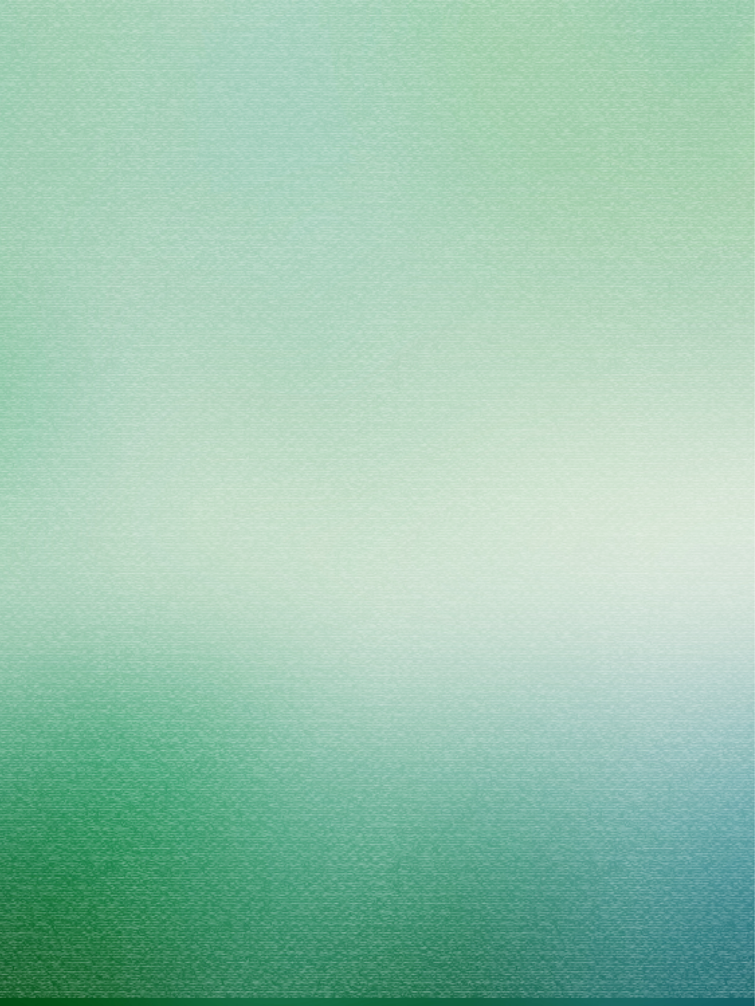 Abstract gradient background transitioning from mint green to teal blue colors.